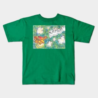 The airplane of fantasy - 1 Kids T-Shirt